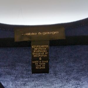 Cable & Gauge Blue Sweater Dress, size s